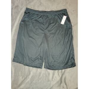 #409 Brand New With Tags Men's Zone Pro Athletic Gray Shorts  Size XL
